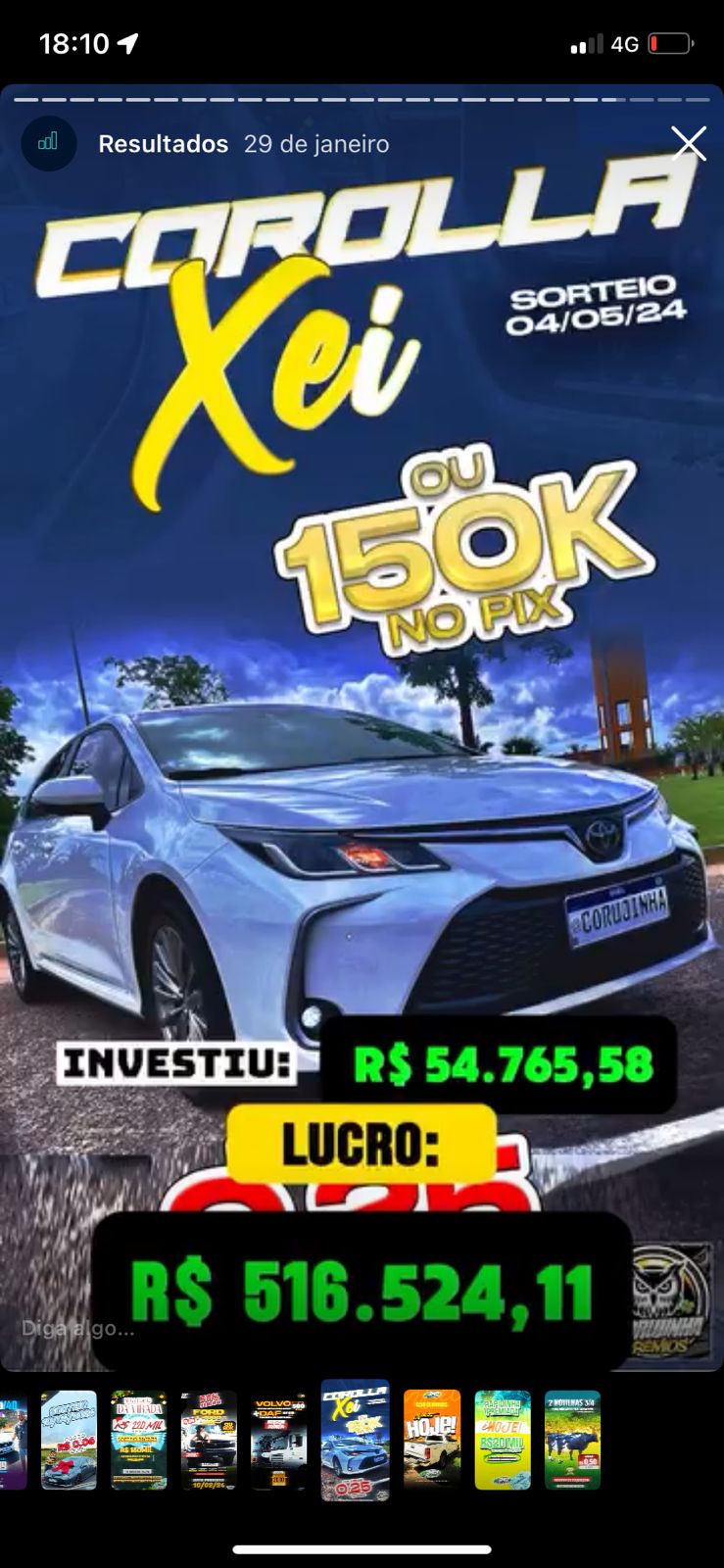 Print de resultado de campanha 03
