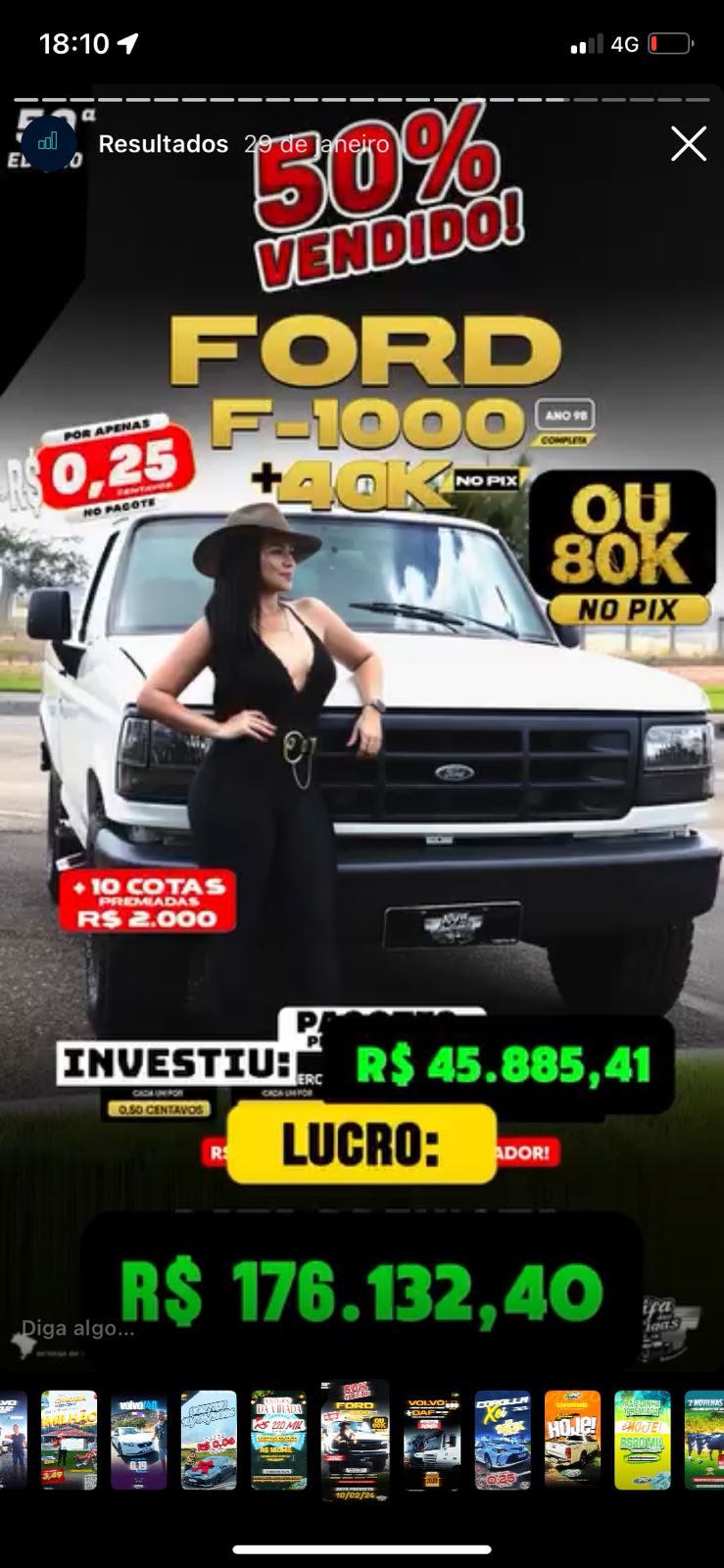 Print de resultado de campanha 08