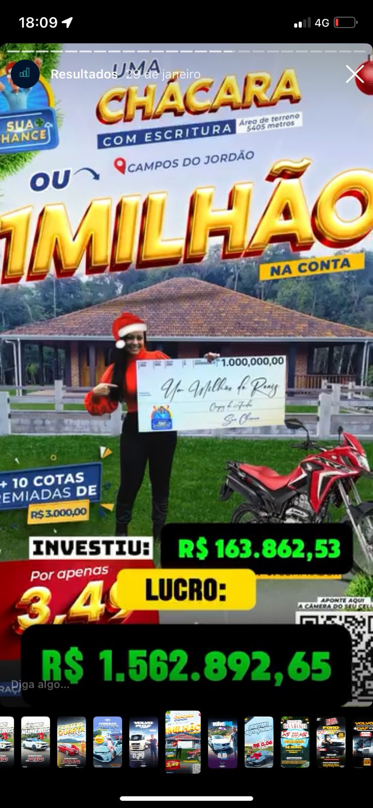 Print de resultado de campanha 09